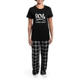 thumbnail image 4 of CafePress - 80Th Birthday Humor Women's Dark Pajamas - Women's Short Sleeve Print T-Shirt and Pants Dark Cotton Pajama Set, 4 of 7