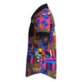 thumbnail image 5 of Xiaohuagua African Shirts for Men Wax Print Short Sleeve Button Down Shirt Summer Vacation Casual Wear, 5 of 5