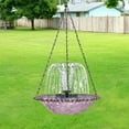 thumbnail image 5 of LLDYYDS Bird Bath with Solar Powered Fountains for Hummingbirds,Stable Stylish Design with 5-Prong Base,Hummingbird Bird Bath, 5 of 6