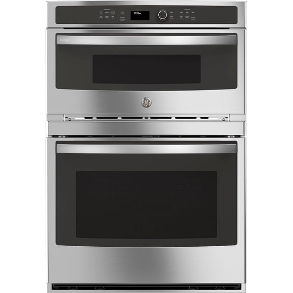 GE Appliances PT7800SHSS 30 Inch Electric Double Wall Oven/Microwave Combo Stainless Steel