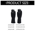 thumbnail image 3 of 1Pair Hair Dyes Gloves,Reusable Salon Hair Coloring Latex Gloves,Thick Rubber Gloves for Cleaning Cooking Dishwashing L, 3 of 5
