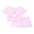 thumbnail image 1 of Ensemble de Pyjama Haut à Manches Courtes et Shorts pour Filles 2 Pcs Tailles 4-18, 1 of 3
