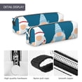 thumbnail image 4 of Fotbe Nurse Doctor Gnomes Pattern Leather Pencil Case, Pencil Pouch with Durable Zipper, Compact and Stylish Organizer for Stationery, Art Supplies, Travel Essentials, 4 of 7