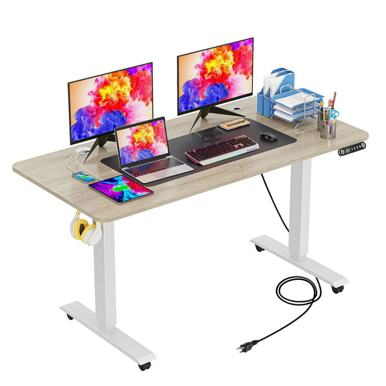 farexon 55 x 24 Inch Electric Standing Desk Adjustable Height, Sit