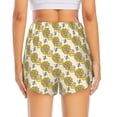 thumbnail image 4 of Goofa Cartoon Honey Pot Bee Sunflower Printed Women 2 in 1 Running Shorts,Quick Dry Athletic Workout Shorts,High Waisted Athletic Shorts with Liner Pockets-, 4 of 9