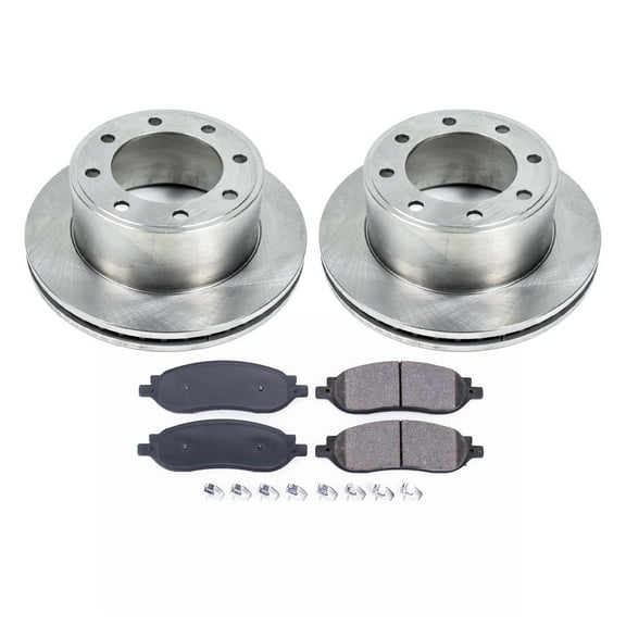 Ultimate Brakes Rear Semi-Metallic Brake Pad and Rotor Kit with Hardware WM80094