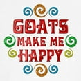 thumbnail image 3 of CafePress - Goat Happiness Baseball Jersey - Cotton Baseball Jersey, 3/4 Raglan Sleeve Shirt, 3 of 4
