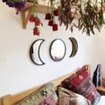 thumbnail image 2 of Acrylic Moonphase Mirrors,3 pcs Natural Decor Natural Decor Wooden Moon Phase Mirror Exquisite Design, 2 of 6