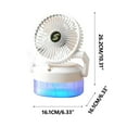 thumbnail image 3 of Clearance! 2024 New Household Spray Fan - Charging Portable, Lighting Desktop Fan, Humidifier, 3 of 3