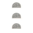 thumbnail image 4 of Youkk Bathroom Rugs Water Absorbent Floor Bath Mat Carpet Flower Semicircle 40x60cm 3Set, 4 of 6