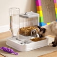 thumbnail image 5 of Automatic Pet Feeder and Water Dispenser Combo for Cats and Small Dogs, Raised Neck Bowl, Large Capacity, Auto Food and Water Refill, Spill Proof, Easy Cleaning, Balanced Feeding Station for Home, 5 of 6