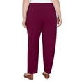 thumbnail image 2 of Plus Size Alfred Dunner Allure Pull On Ankle Pants Color: Pure White Size: 16 W, 2 of 4