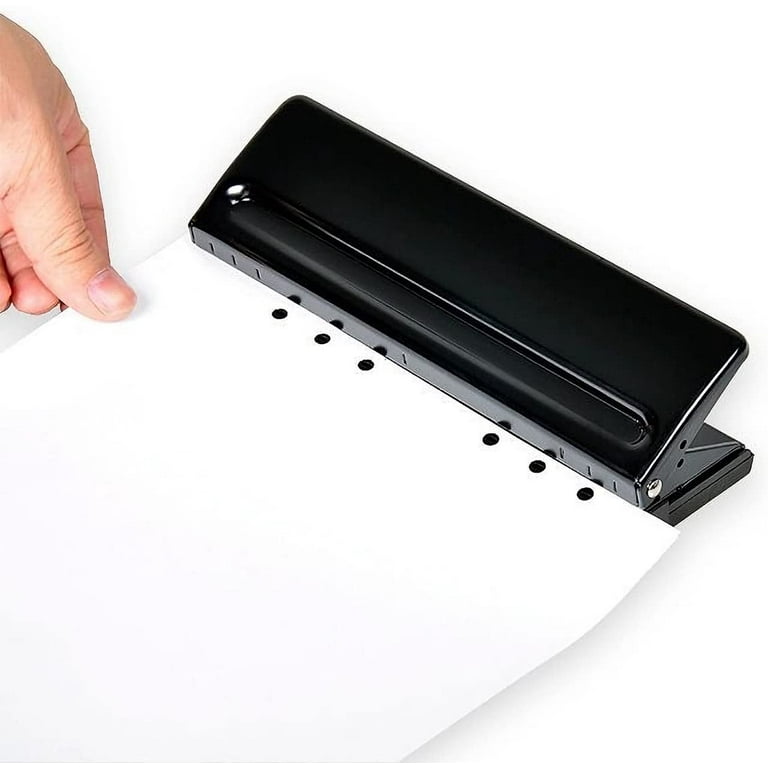  Adjustable 6-Hole Punch Paper Puncher Metal for A5
