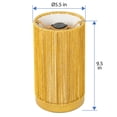 thumbnail image 4 of Kouboo 11" Modern Eco Friendly Natural Table Lamps, 4 of 7
