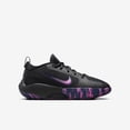 thumbnail image 3 of Nike IsoFly Big Kids' Basketball Shoes FN4384-003, Black/Midnight Navy/Aluminum/Playful Pink Size 1.5, 3 of 6