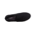 thumbnail image 2 of Womens Sperry Seaside Emboss Slip On Sneakers, Black Suede, 2 of 5