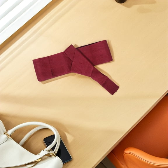 TABLZONE Red Kimono Belt for Men Comfortable Japanese Style Waistband Stable Fit Traditional Martial Arts Accessory