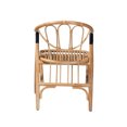 thumbnail image 4 of Baxton Studio Cyntia Modern Bohemian Natural Brown Rattan Dining Chair, 4 of 7