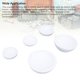 thumbnail image 5 of Crisoles Platos de Derretimiento, 5 Piezas establecidas 5 Tamamosos Diferentes de Cuarzo Resistente Tazas de Platón de Crisol, 5 of 7