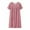 1268#Pink, variant on Womens Sleepwear Short Sleeve Nightgown Soft Sleepshirt Pleated Nightshirt Scoopneck Casual Loungewear