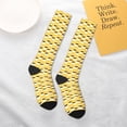 thumbnail image 6 of JUNZAN Fun Novelty Knee Warmer High Socks-Cute Duck With Black Glasses, 6 of 8