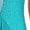 Blue Green, variant on Eandarui Womens Lyrical Dance Dress Halter Strappy Back Rhinestones Split Dress for Stage Performance Burgundy S