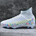 thumbnail image 5 of Zapatos de fútbol al aire libre para hombres, botas de fútbol de entrenamiento profesional, envío directo, ultraligero, antideslizante, césped de alta calidad, superventas, 5 of 5