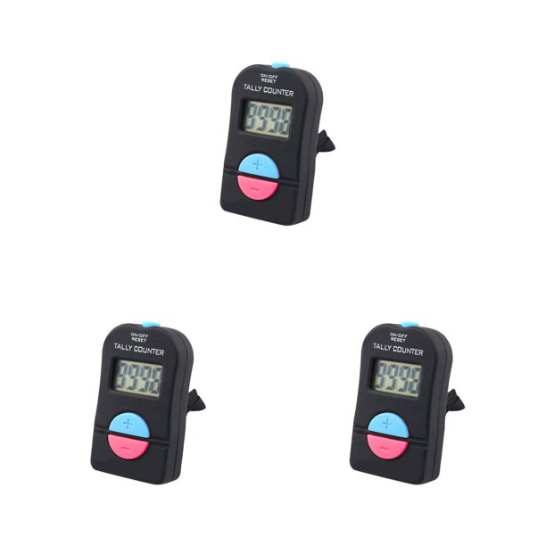 Injueey Small Counter Golf Neck Lanyard Mode Mute with Clicking Palm Timer Number Accessories Sound Click Training Stopwatch Type1 NO1