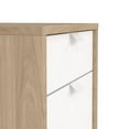 thumbnail image 5 of Tvilum Sign Mobile Cabinet with 3 Drawers, Jackson Hickory and White, 5 of 16