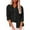 Black, variant on Kovlvoll Long Sleeve Shirts for Women Lapel Collared Button up Shirt Loose Solid Color Casual Comfy Tops with Pocket