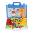 thumbnail image 2 of Juego de juguetes de taladro y destornillador 239 piezas Educativas para mejorar el interés en el aprendizaje Juego de brocas de mosaico Pulido de bordes para niños en edad ANGGREK Otros, 2 of 8