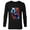 Black, variant on Marvel Spider-Man: Across the Spider-Verse Three Spiders - Long Sleeve T-Shirt for Men - Customized-Navy