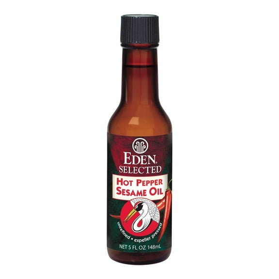 Eden Foods Selected Sesame Oil Hot Pepper - 5 fl oz Pack of 2