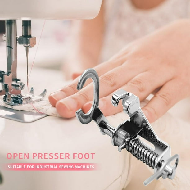 Máquina de coser punta abierta acolchado bordado pie Universal para Brother Janome
