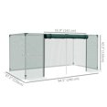 thumbnail image 3 of Outsunny 8' x 4' Plant Protection Tent Crop Cage with Door, Green, 3 of 10