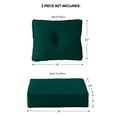 thumbnail image 5 of Sunbrella  2-Piece Premium Deep Seat Outdoor Cushion Set Canvas Forest, 5 of 5
