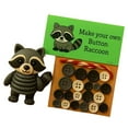 thumbnail image 3 of Animal Button Craft Set Complete Supplies for Handmade Ornament Art Project Home Decoration Button Animal Set, 3 of 8