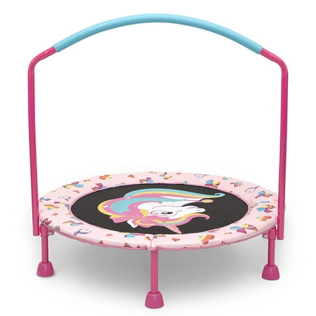 Delta Children 3-Foot Trampoline for JoJo Siwa Toddlers and Kids