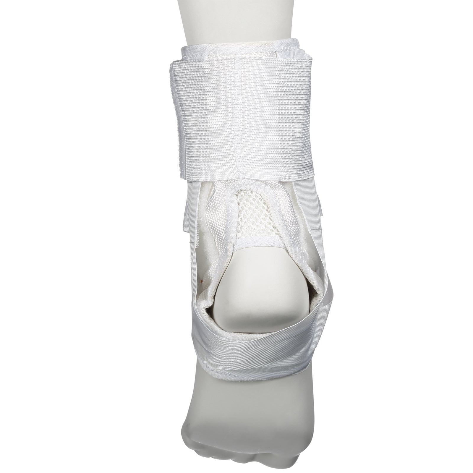 Active Ankle AS1 Pro Ankle Brace, Lace-Up, Low Profile, Protection & Sprain Support, White, Medium