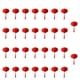 thumbnail image 3 of Mini linternas chinas rojas, linternas colgantes con decoración de Año Nuevo chino flocadas 30 piezas, 3 of 9