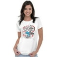 thumbnail image 3 of Grouchy Smurf Angry Cranky Cartoon Women's T Shirt Ladies Tee Brisco Brands S, 3 of 5