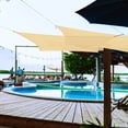 thumbnail image 2 of Yescom 2 Pack 12x8 Ft 97% UV Block Rectangle Sun Shade Sail Canopy Outdoor Patio Pool, 2 of 10