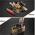 thumbnail image 5 of Rollerball Perfume Organizer, 24 Spaces Clear Acrylic Perfume Storage Holder Beauty Scent Holder,Makeup Lipgloss Lipstick Display Case, 5 of 8