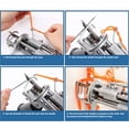 thumbnail image 4 of Pistola De Mechones, Ajustable De 360 ​​​​​​ 2 En 1 Kit De Agujas Para Máquina De Bordar De Doble Propósito DIY Pistola De Mechones De Alfombras De 100-240 V Para, 4 of 7