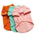 thumbnail image 6 of Yidarton Fall/winter New Pet Clothes Dog Cat Small And Medium Plus Velvet Teddy Bear Hairless Cat Zipper Vests pink, 6 of 8