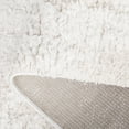 thumbnail image 6 of SAFAVIEH Rumi Beumont Solid Polyester Shag Area Rug, Ivory/Light Beige, 5'3" x 7'6", 6 of 8