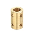 thumbnail image 3 of Uxcell Shaft Coupler Connector L22 x D16 8mm to 10mm Bore Rigid Coupling with Screw,Wrench for 3D Printers 1Pack, 3 of 6