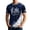 Blue, variant on Oktoberfest Bavarian Shirt Men Short Sleeved Festival Themed Print Crew Neck T Shirt Tops