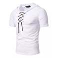 thumbnail image 3 of Playera Slim Fit Hombre Moda Casual Manga Corta Con Capucha, 3 of 7