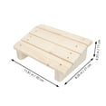thumbnail image 2 of LUOZZY Wooden Foot Stool Under Desk Foot Rest Slanted Foot Stool House Office Foot Stool(30*20*11), 2 of 6